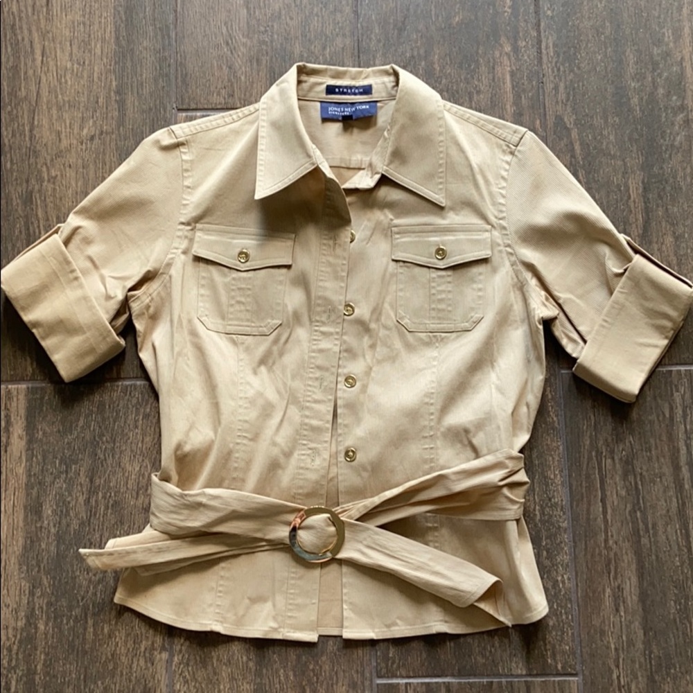 Jones New York Belted Top, small